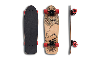 Hvordan skal en voksen vælge et passende skateboard for begyndere?