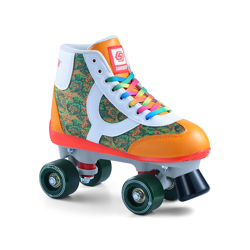 Læder Medium High Sneakers Quad Roller Skate