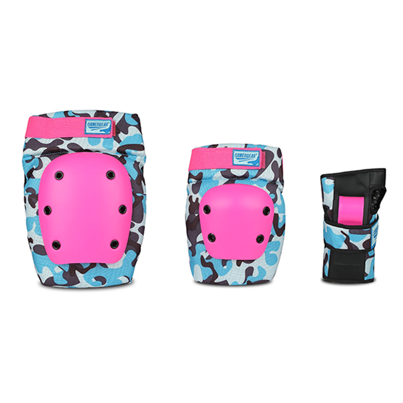 Teenager Pink Skate Sporting Protection Pads Sets